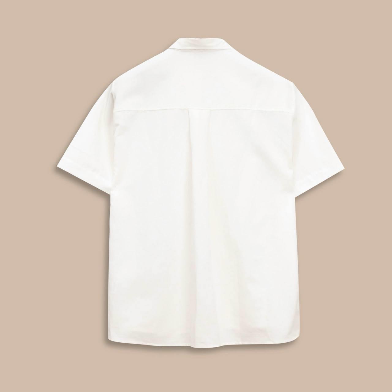 Áo Sơ Mi Tay Ngắn Francis Mantini Short Sleeve Cloud White - HÀNG MỚI VỀ - Ảnh 9