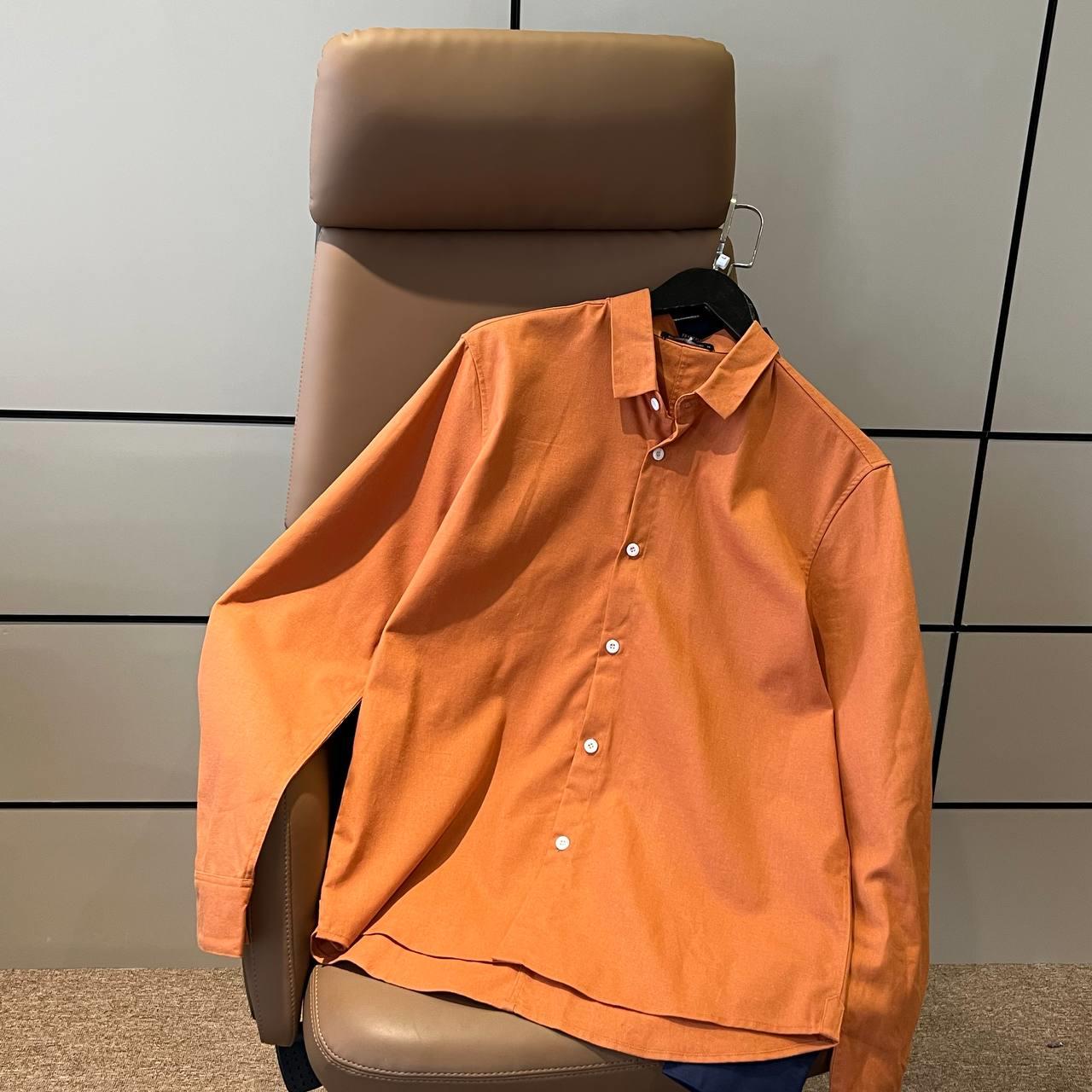 Áo Sơ Mi Tay Dài Francis Mantini Long Sleeve 'Orange' - HÀNG MỚI VỀ - Ảnh 4