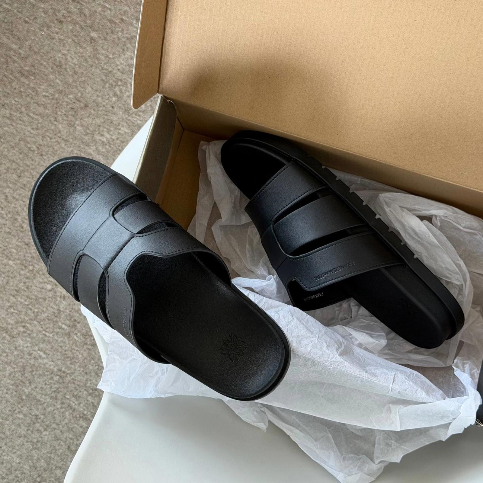 Dép Francis Mantini Velar Royale Black - Ảnh 4