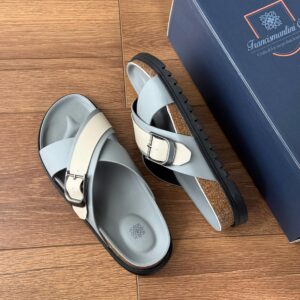 Alternative view of Dép Francis Mantini Birken Velar Crossover Sandal Grey- HÀNG MỚI VỀ