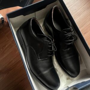 Giày Tây Francis Mantini Derby  Leather ''Black” [FMNTN23926]