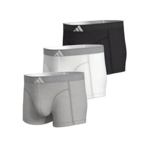 Boxer Adidas Active Flex Cotton 'Grey/White/Black' ( 1pack / 3cái ) [4AM010-900]-V