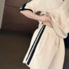 Quần Short Francis Mantini  Black grey cream - HÀNG MỚI VỀ
