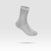 Vớ Francis Mantini Textured Knit Ribbon Accent Crew Socks ( 3 Pairs ) " Grey/Pink "