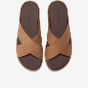 Dép Cole Haan Men's Nantucket Cross Strap ''Golden Toffee'' [C39904] - V