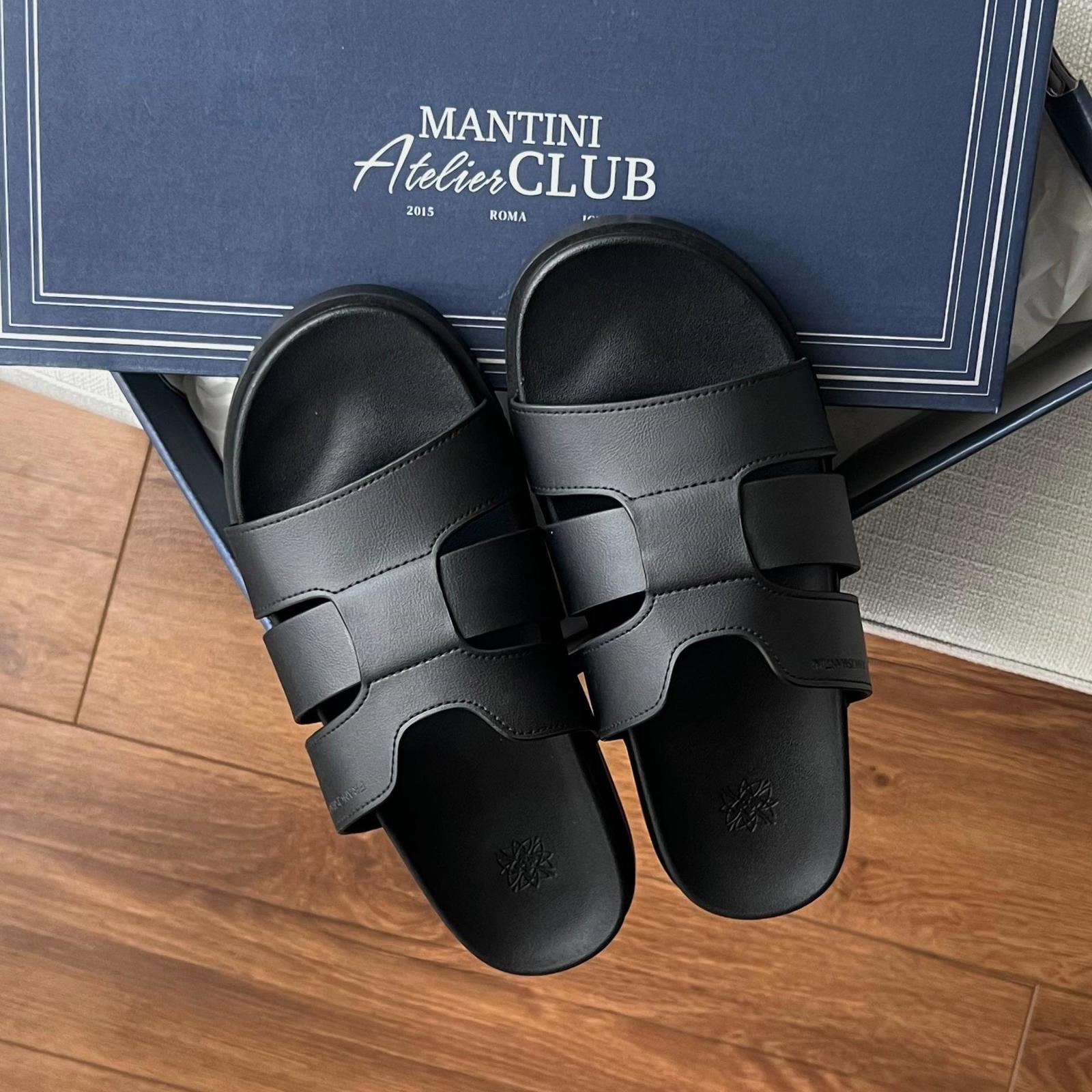 Dép Francis Mantini Velar Royale Black - Ảnh 13