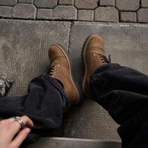 Giày Boots Francis Mantini Heritage LowBoots Real Leather ''Dust Brown'' [FMNTN23998]