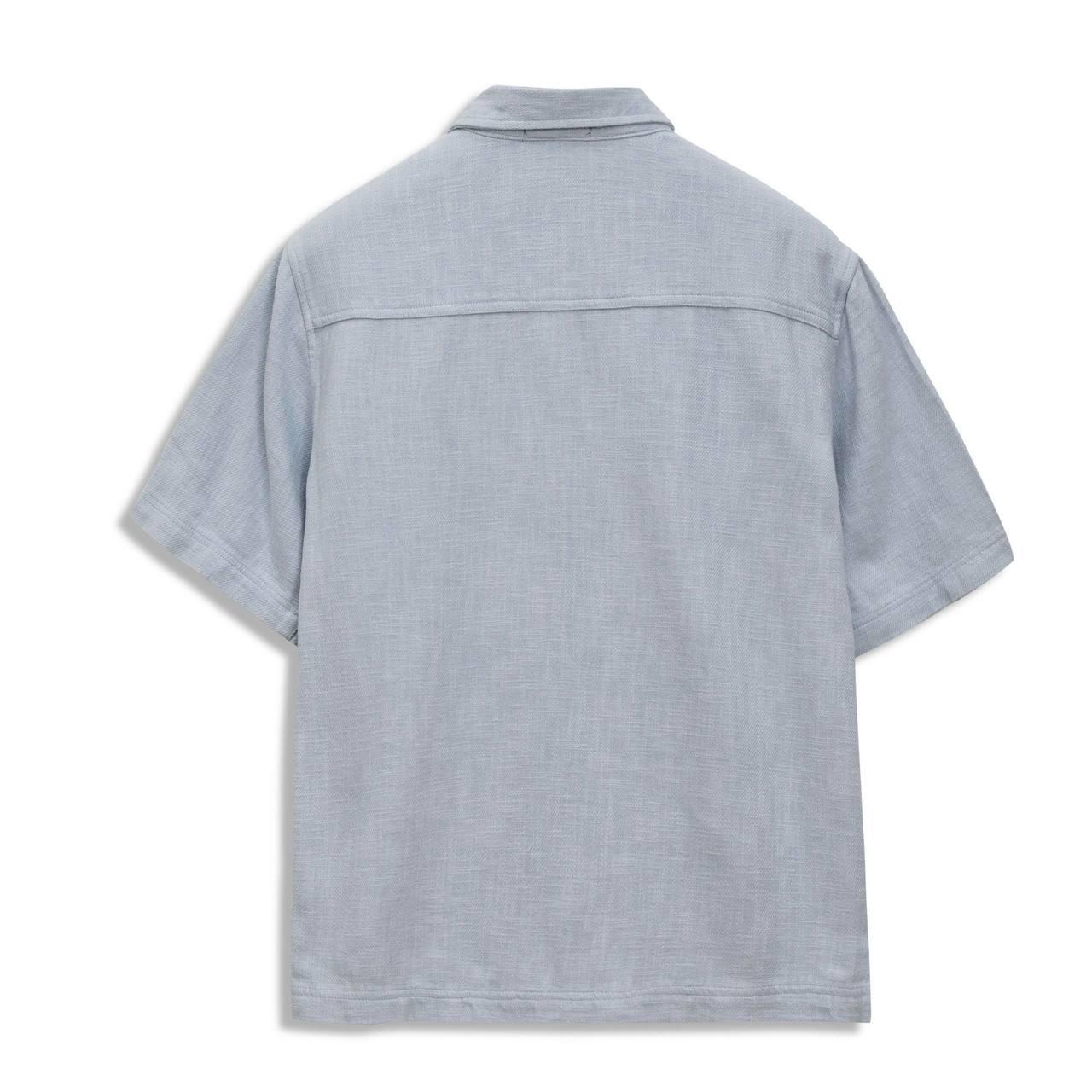 Áo Sơ Mi Tay Ngắn Francis Mantini Short Sleeve Light Blue - HÀNG MỚI VỀ - Ảnh 4