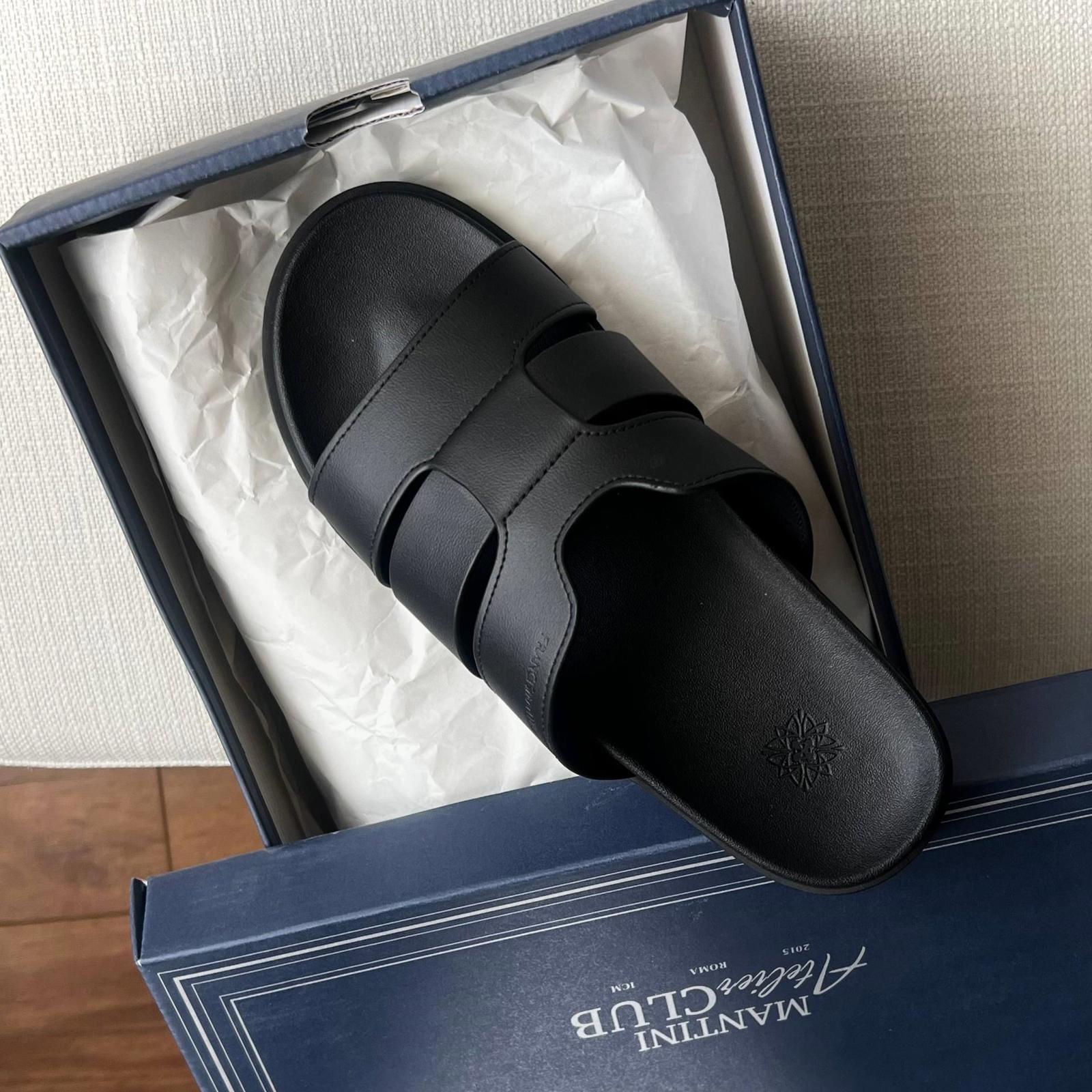 Dép Francis Mantini Velar Royale Black - Ảnh 12