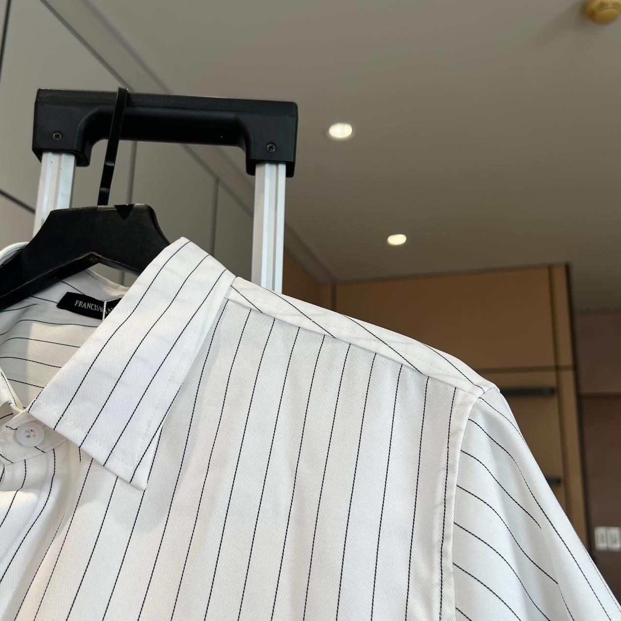 Áo Sơ Mi Tay Ngắn Francis Mantini Short Sleeve 'White' - HÀNG MỚI VỀ - Ảnh 3