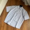 Áo Sơ Mi Tay Ngắn Francis Mantini Short Sleeve Line Blue - HÀNG MỚI VỀ