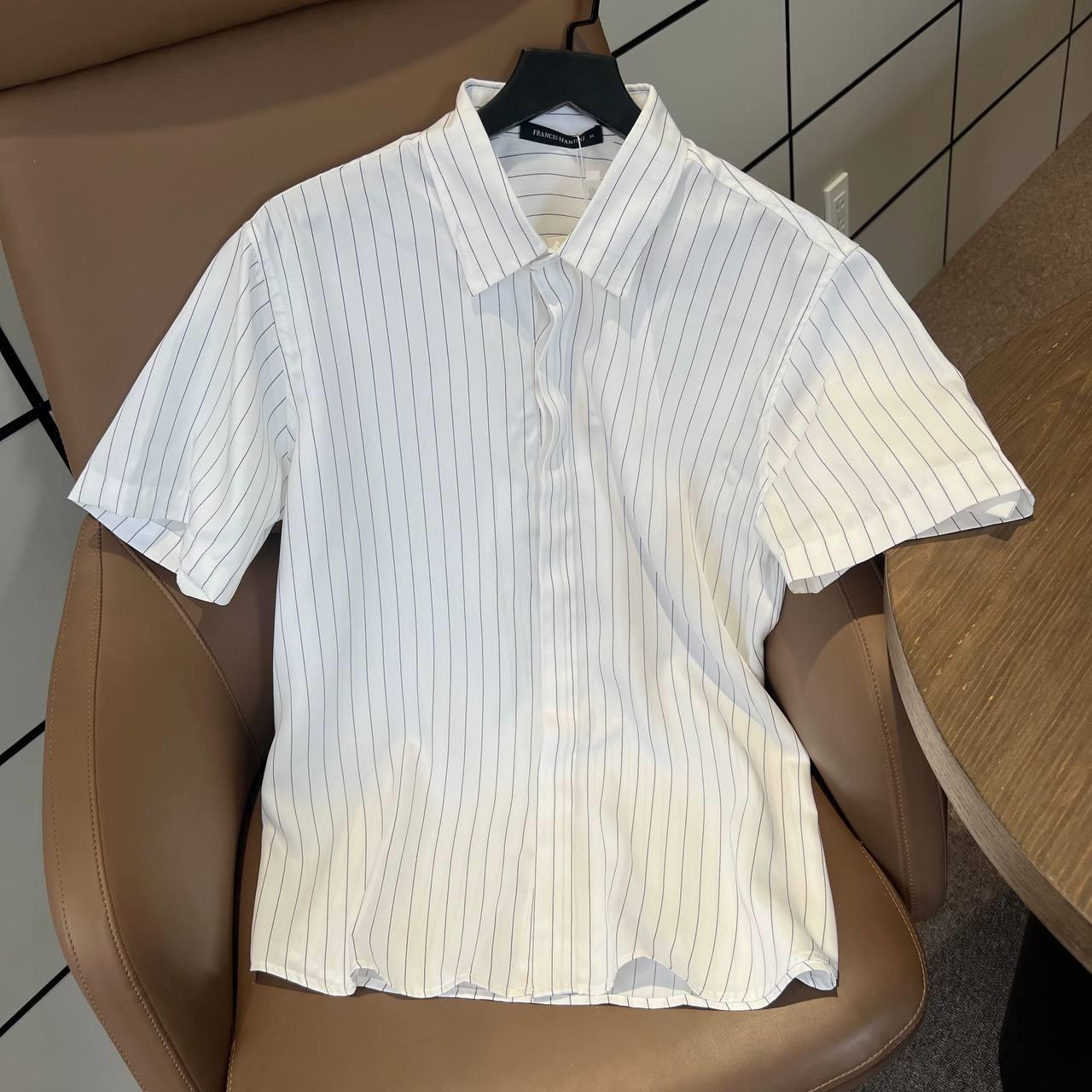 Áo Sơ Mi Tay Ngắn Francis Mantini Short Sleeve 'White' - HÀNG MỚI VỀ - Ảnh 10