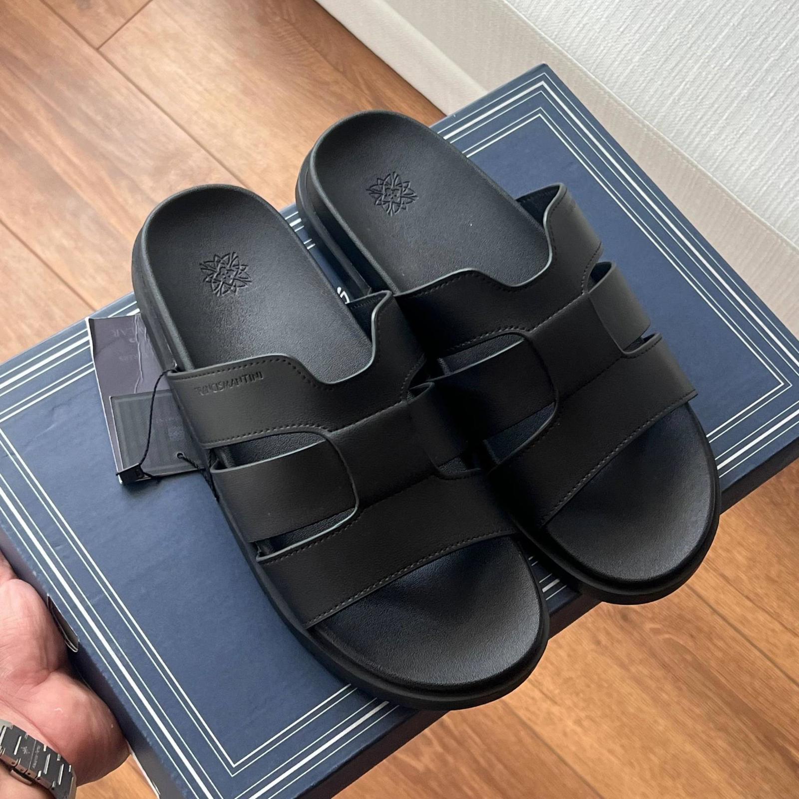 Dép Francis Mantini Velar Royale Black - Ảnh 15