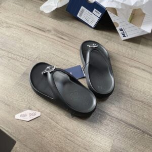 Alternative view of DÉP MLB CHUNKY SLIDER FLIP-FLOP NEW YORK Yankees Black [3ALPFBF33 50BKS]