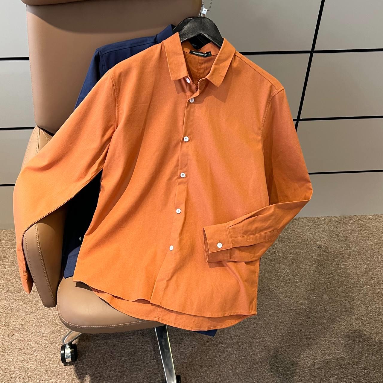 Áo Sơ Mi Tay Dài Francis Mantini Long Sleeve 'Orange' - HÀNG MỚI VỀ - Ảnh 5