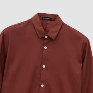Alternative view of Áo Sơ Mi Tay Dài Francis Mantini Long Sleeve  'Red brown' - HÀNG MỚI VỀ