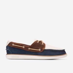Alternative view of Giày Tây Cole Haan GRANDPRO WINDWARD BOAT SHOE ''Navy'' [C41972] - V - EXTRA SALE