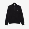 Áo Khoác Lacoste Zip-Up High-Neck Cotton ''Black'' [AH1957 51 031]
