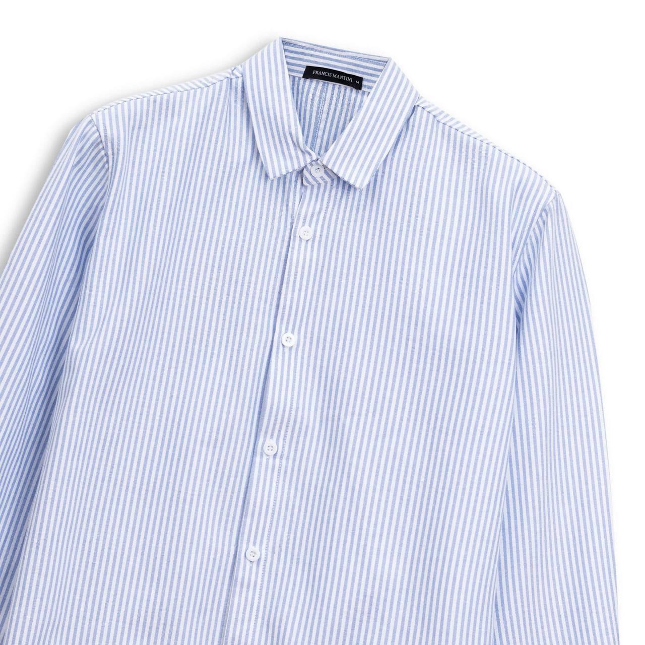 Áo Sơ Mi Tay Dài Francis Mantini Long Sleeve '' Blue '' - Ảnh 6