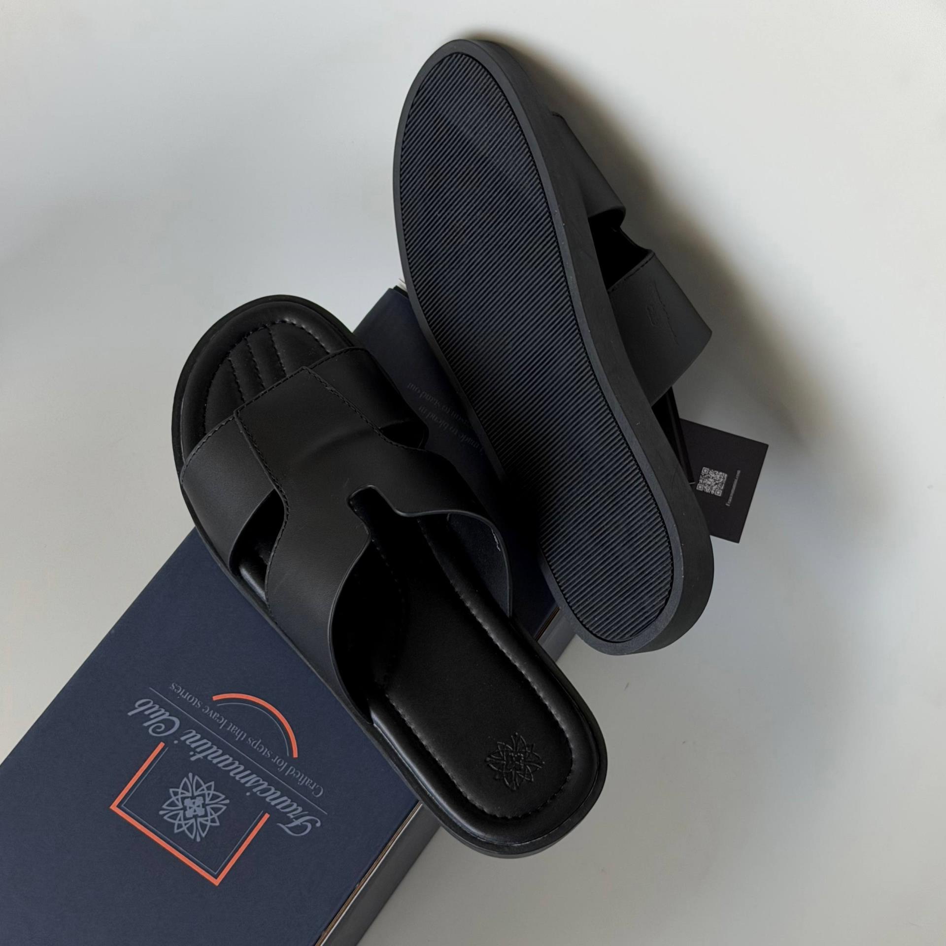 Dép Francis Mantini Royal Black Signature (HÀNG MỚI VỀ) - Ảnh 4