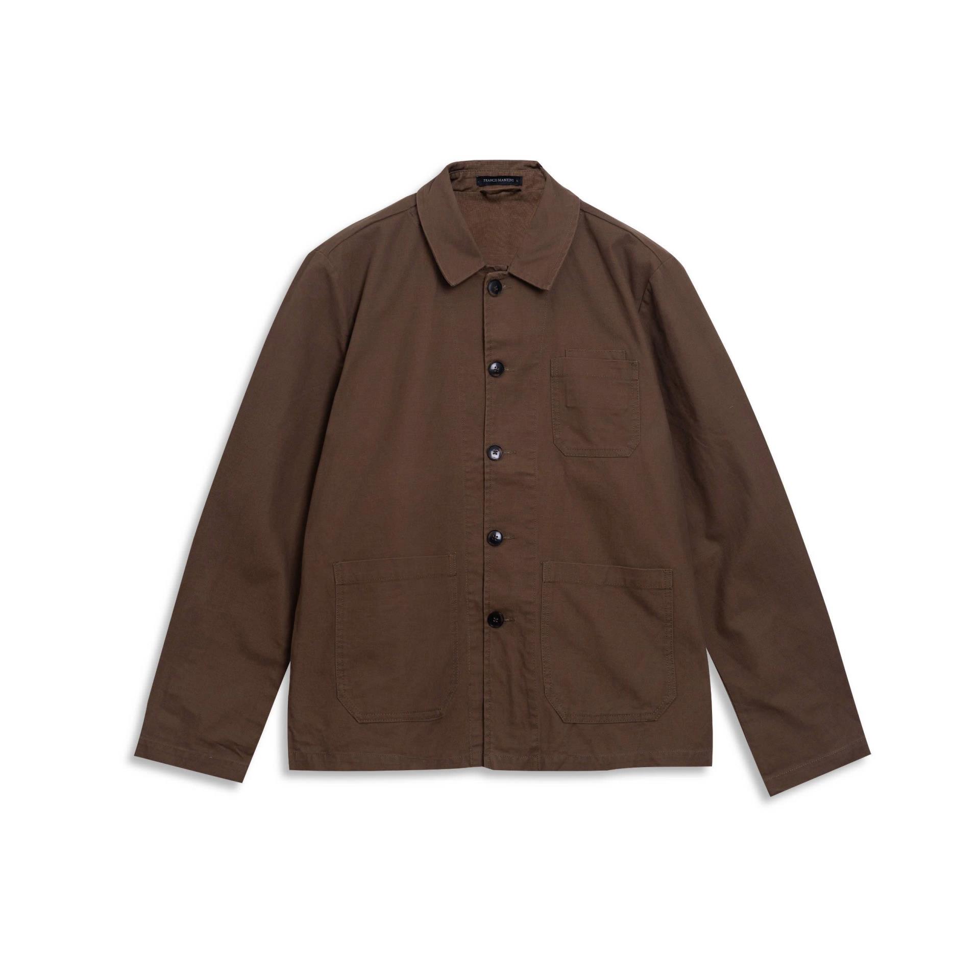 Áo Sơ Mi Tay Dài Francis Mantini Solid Canvas Camel ''Beige''