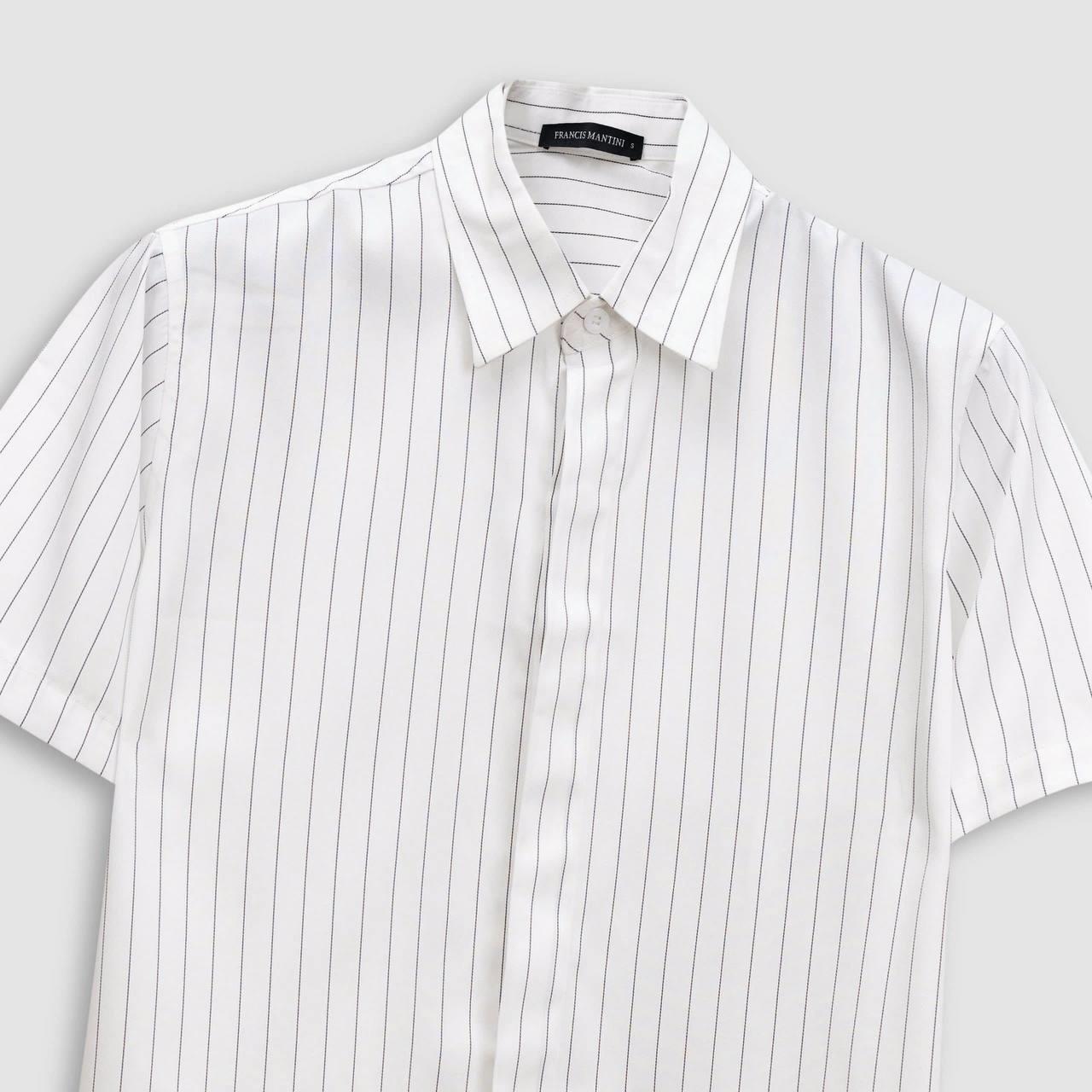 Áo Sơ Mi Tay Ngắn Francis Mantini Short Sleeve 'White' - HÀNG MỚI VỀ - Ảnh 11