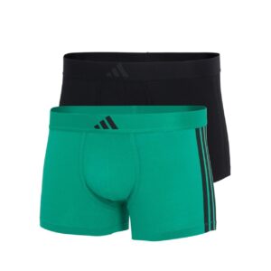 Boxer Adidas Active Flex Cotton 'Black Green' ( 1pack / 2cái ) [4AM008-902 ]-V