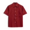 Áo Sơ Mi Tay Ngắn Francis Mantini Short Sleeve Red Brown - HÀNG MỚI VỀ