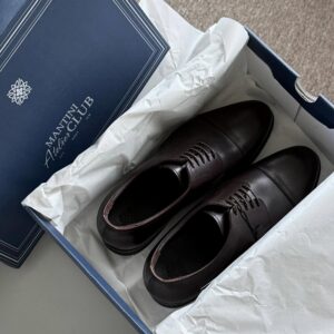 Alternative view of Giày Tây Francis Mantini Derby Leather ''Dark Brown” [FMNTN23928]