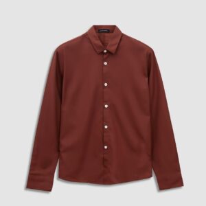 Áo Sơ Mi Tay Dài Francis Mantini Long Sleeve 'Red brown' - HÀNG MỚI VỀ