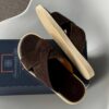 Dép Francis Mantini Nantucket Cross Strap Suede Dark Brown - YYY