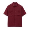 Áo Sơ Mi Tay Ngắn Francis Mantini Short Plum Red - HÀNG MỚI VỀ