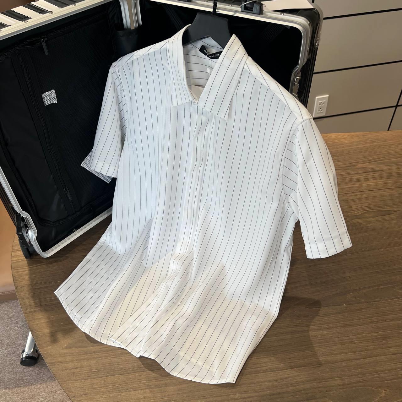 Áo Sơ Mi Tay Ngắn Francis Mantini Short Sleeve 'White' - HÀNG MỚI VỀ - Ảnh 2