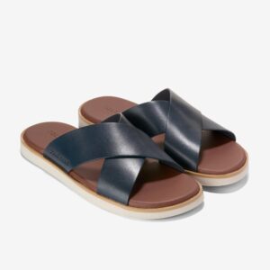 Dép Cole Haan Men's Nantucket Cross Strap ''Navy'' [C41892] - V - EXTRA SALE