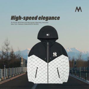 Áo Khoác MLB Diamond Monogram Matching Jacquard New York Yankees [3AWJM0224 50CRS]
