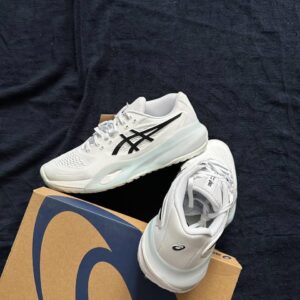 Alternative view of Giày Asics Gel-Resolution X ''White Black'' Training / Pickleball / Tennis  [1041A481 100] - V