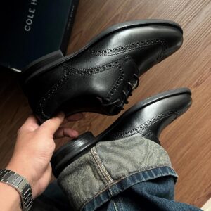 Giày Tây Cole Haan BEDFORD WINGTIP OXFORD ''Black'' [C40263] - V - HÀNG MỚI VỀ