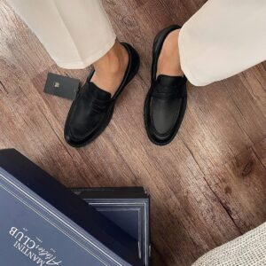 Alternative view of Giày Tây Francis Mantini Loafer Lightweight Leather matte  ''Black''  [23567KD006] - HÀNG MỚI VỀ