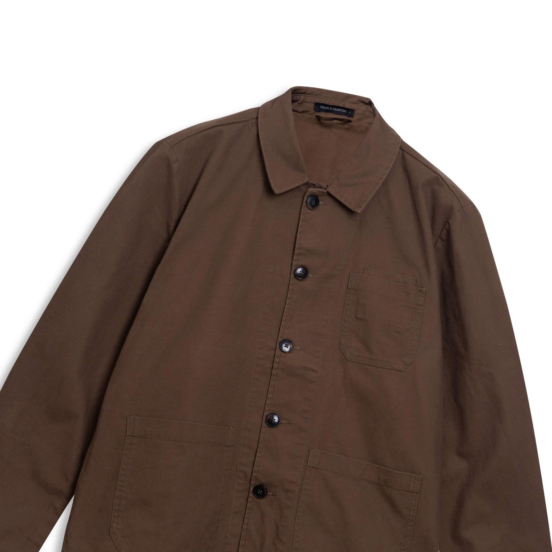 Áo Sơ Mi Tay Dài Francis Mantini Solid Canvas Camel ''Beige'' - Ảnh 3