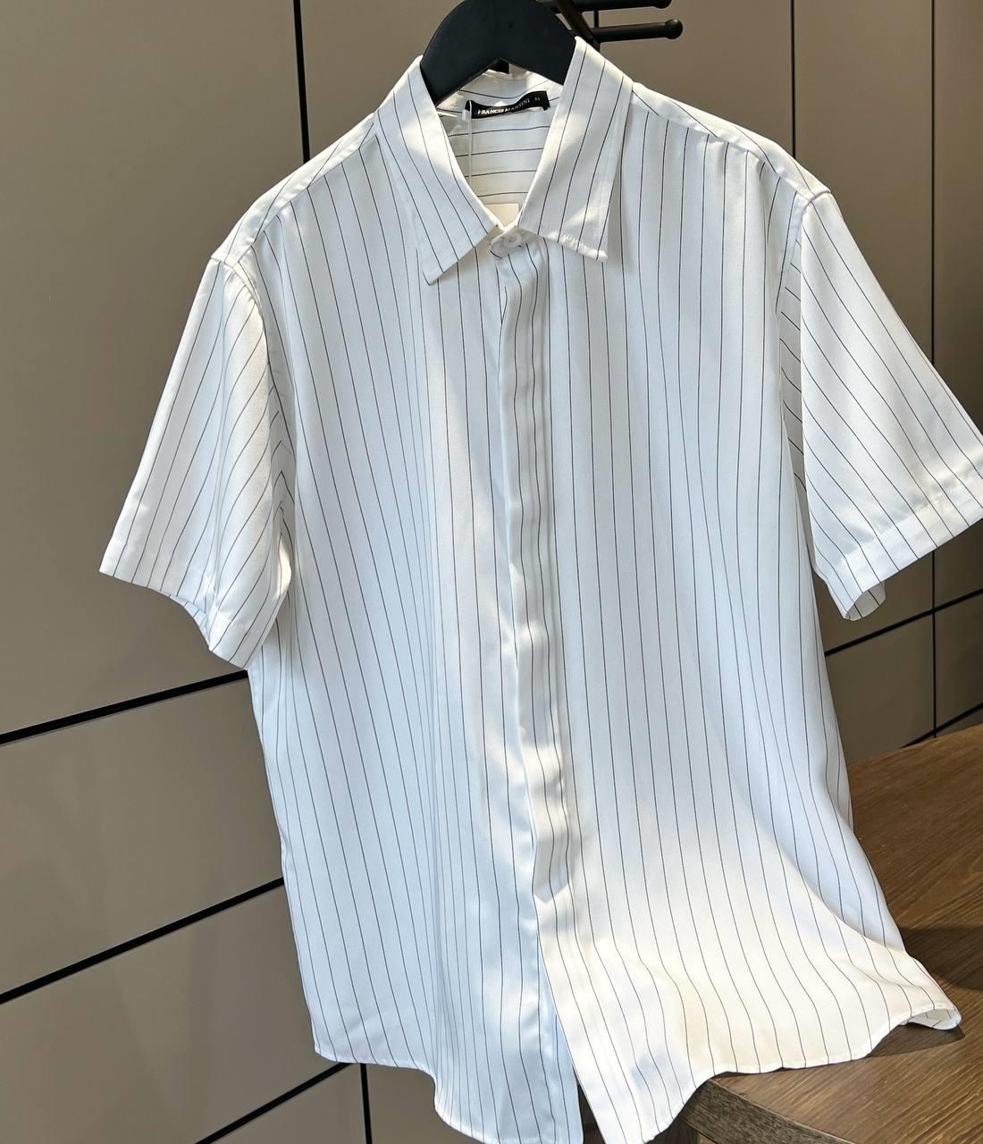 Áo Sơ Mi Tay Ngắn Francis Mantini Short Sleeve 'White' - HÀNG MỚI VỀ - Ảnh 9