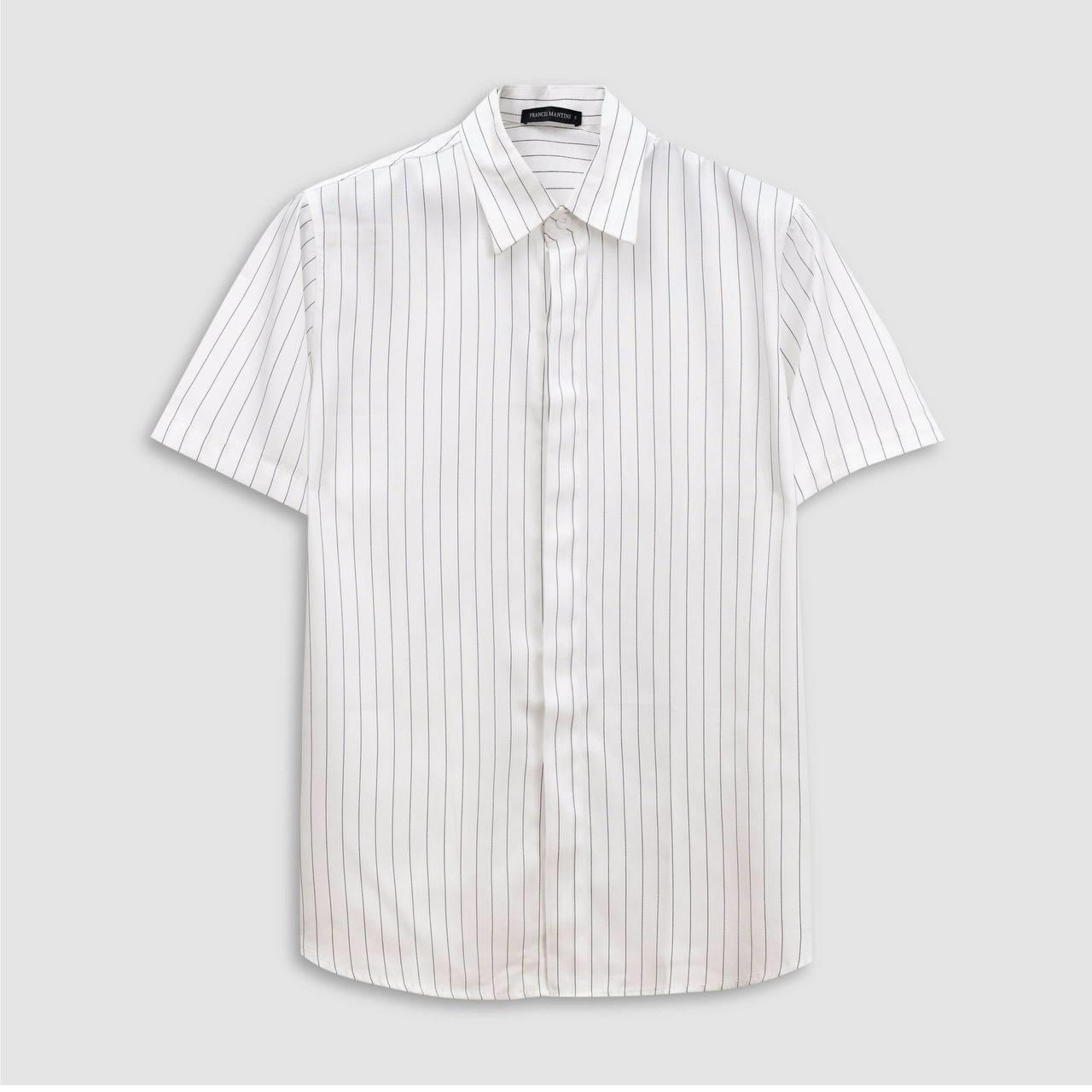 Áo Sơ Mi Tay Ngắn Francis Mantini Short Sleeve 'White' - HÀNG MỚI VỀ