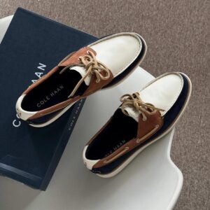 Giày Tây Cole Haan GRANDPRO WINDWARD BOAT SHOE ''Navy'' [C41972] - V - EXTRA SALE