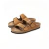 Dép Devo Life Double Strap Arizona Suede Classic ''Brown'' [119MR02718] [119WR02618]