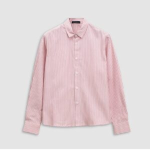 Áo Sơ Mi Tay Dài Francis Mantini Long Sleeve 'Pink White' - HÀNG MỚI VỀ