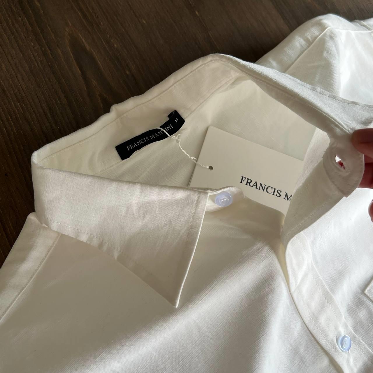Áo Sơ Mi Tay Ngắn Francis Mantini Short Sleeve Cloud White - HÀNG MỚI VỀ - Ảnh 6