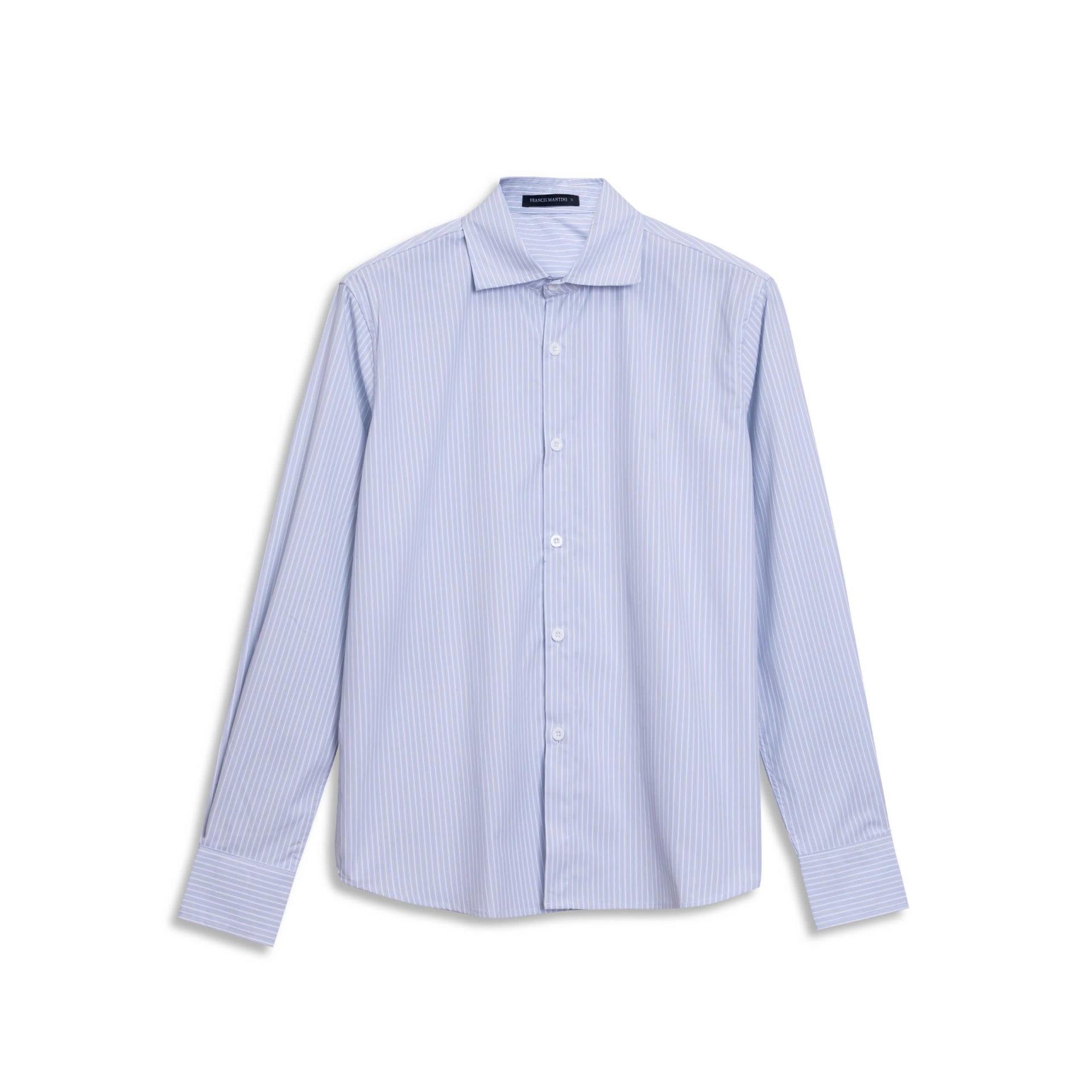Áo Sơ Mi Tay Dài Francis Mantini Long Sleeve ''Light Blue'' - HÀNG MỚI VỀ