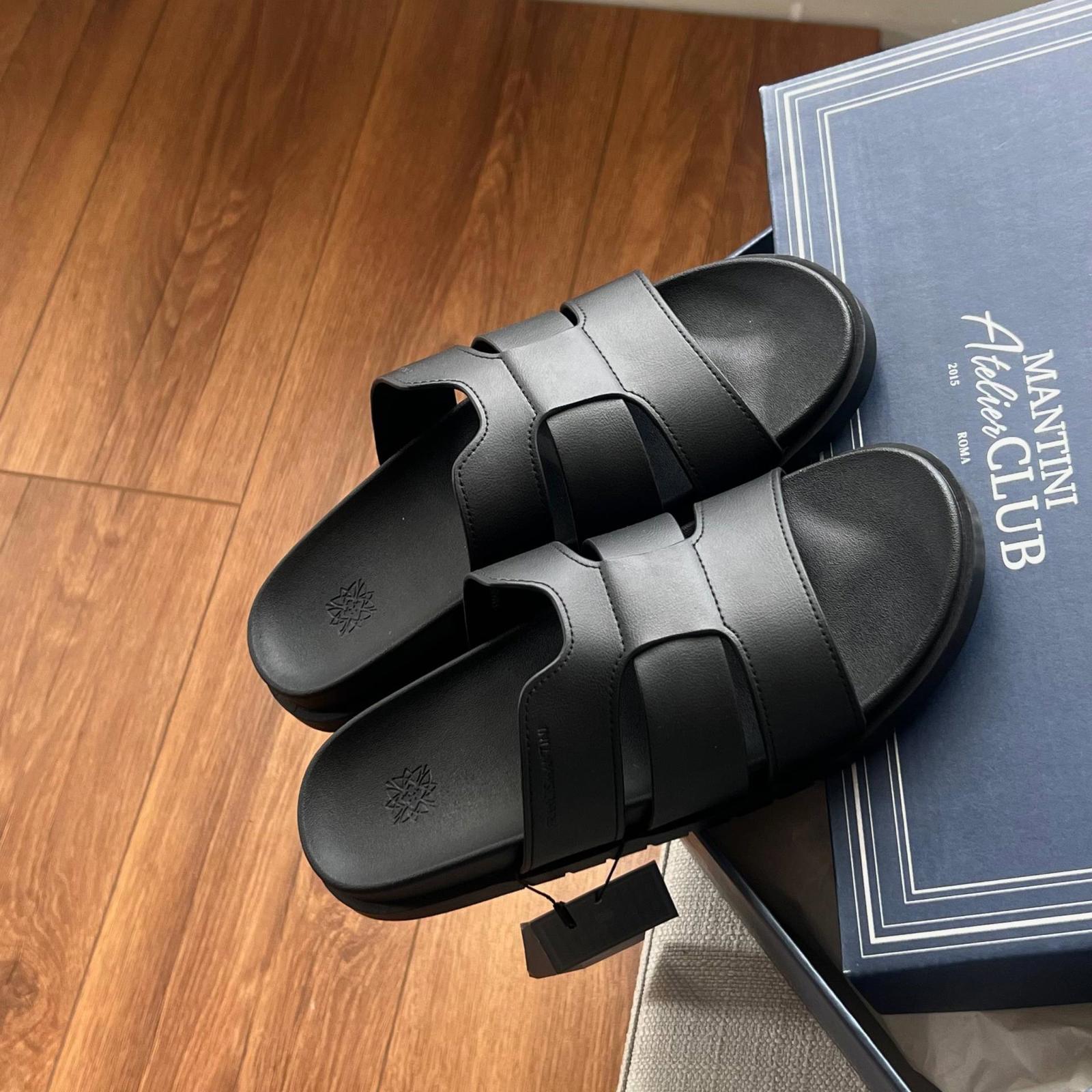 Dép Francis Mantini Velar Royale Black - Ảnh 14