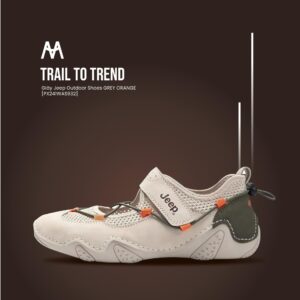 Giày Jeep Outdoor Shoes GREY ORANGE [PX241WAS932]