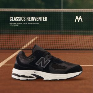 Giày New Balance 2002R 'Black/Phantom  '  [ Pc2002bk ]