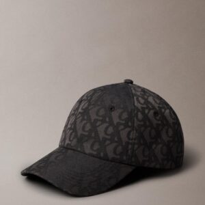 Nón Calvin Klein Jacquard Cap 'Black' [4G5066G 001]